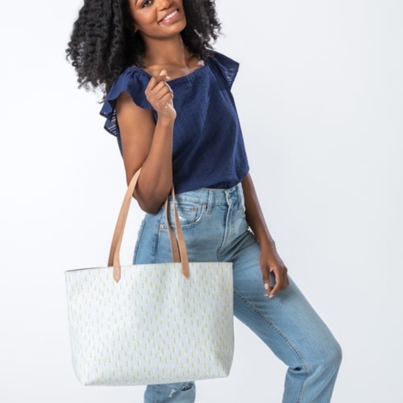 Dancing Dash Pebble Modern Tote - Picture 2 of 6